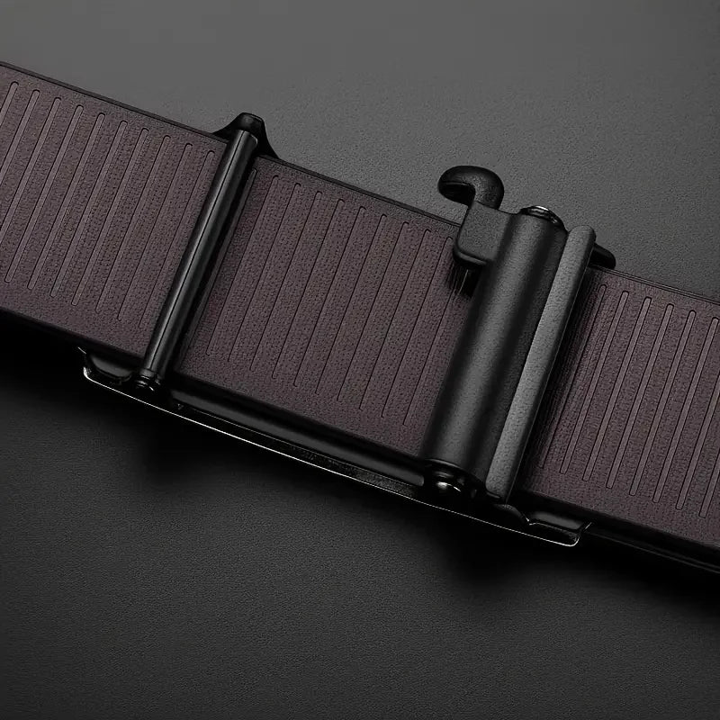 Men’s PU Leather Belt with Auto Buckle
